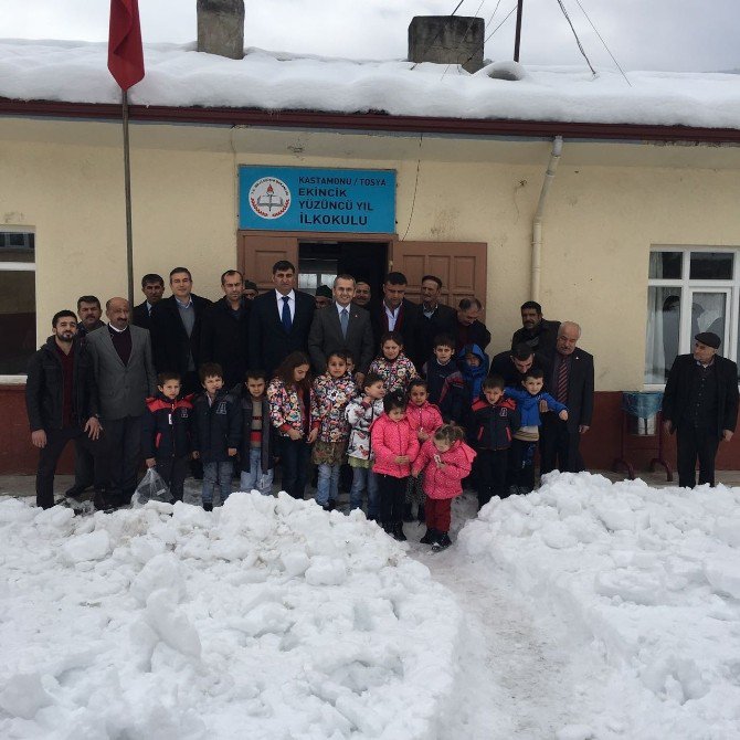 Kaymakamı Pişkin’den Ekincik Köyüne Ziyaret