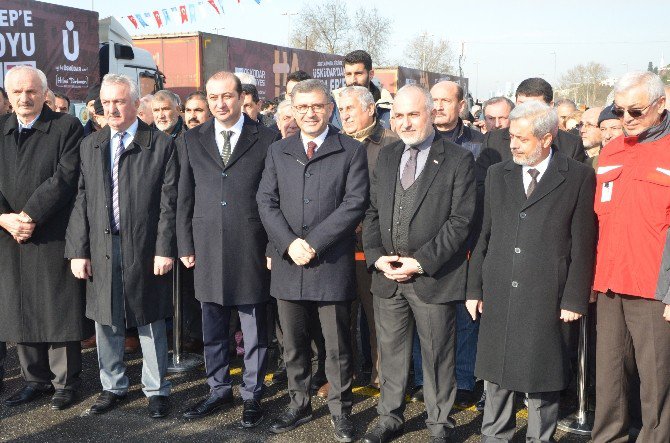 Harem’den Halep’e İnsani Yardım Konvoyu