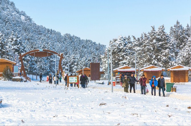 Denizli Teleferik’te Kar Keyfi