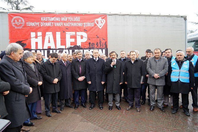 Kastamonu’dan İki Tır, Halep’e Gönderildi