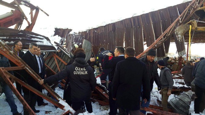 Konya’da Kapalı Pazar Yerinde Göçük: 4 Yaralı