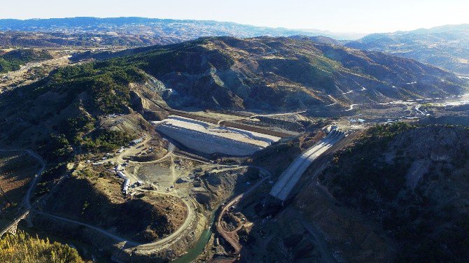 Adıyaman Çetintepe Barajı’nda Çalışmalar Hızla Devam Ediyor