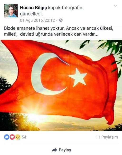 Şehit Ateşi Malatya’ya Düştü