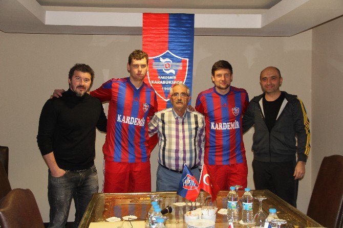 Karabükspor’da İki İmza