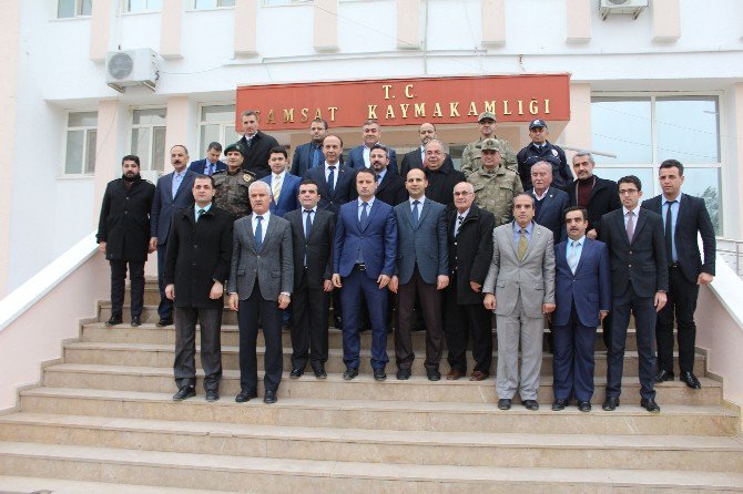 Aydın Ve Erin’den Kaymakam Yusuf Yıldırım’a ’Hayırlı Olsun’ Ziyareti