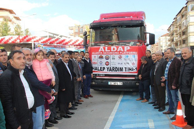 Alanya’dan Halep’e 3 Yardım Tır’ı