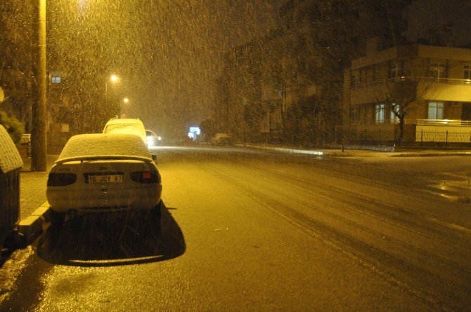 Balıkesir’de Kar Yağışı