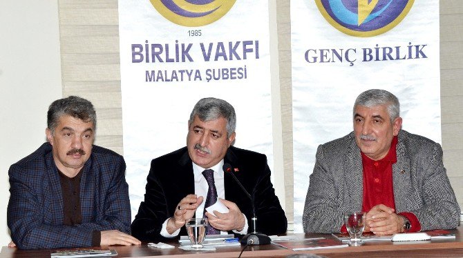 Polat, Birlik Vakfı Malatya Şubesinin Konuğu Oldu