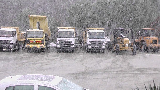 Çan’da Yoğun Kar Yağışı