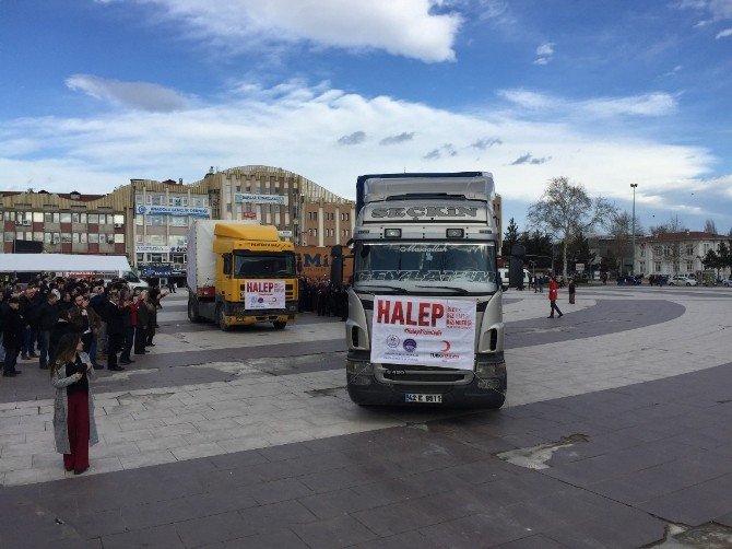 Kyk Sakarya İl Müdürlüğü Halep’e Yardım Tır’ı Gönderdi