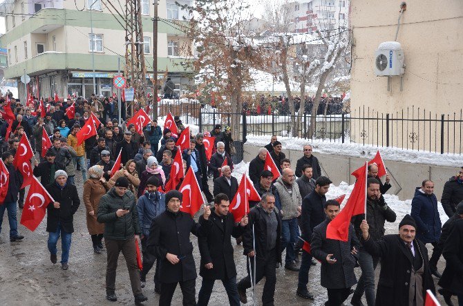 Bulanık’ta Teröre Tepki Yürüyüşü