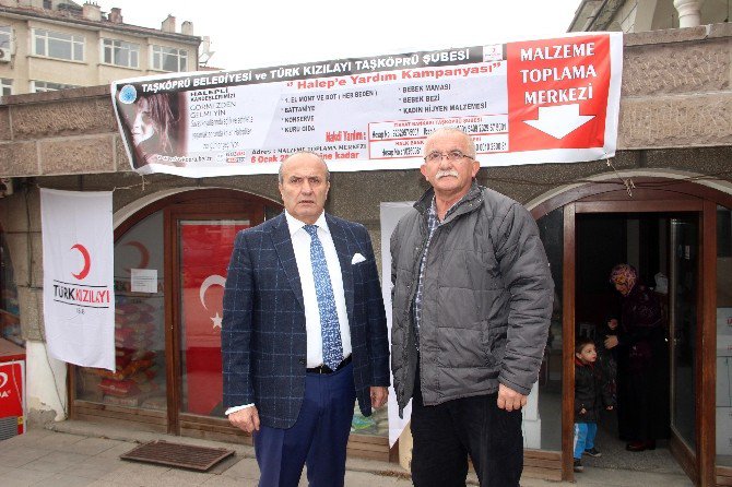 Taşköprü Halkından Halep’e Yardım