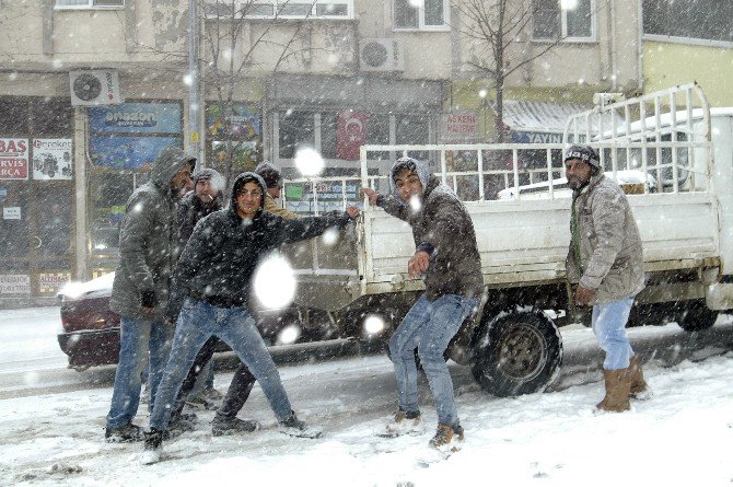 Tekirdağ’da Kar Yağışı