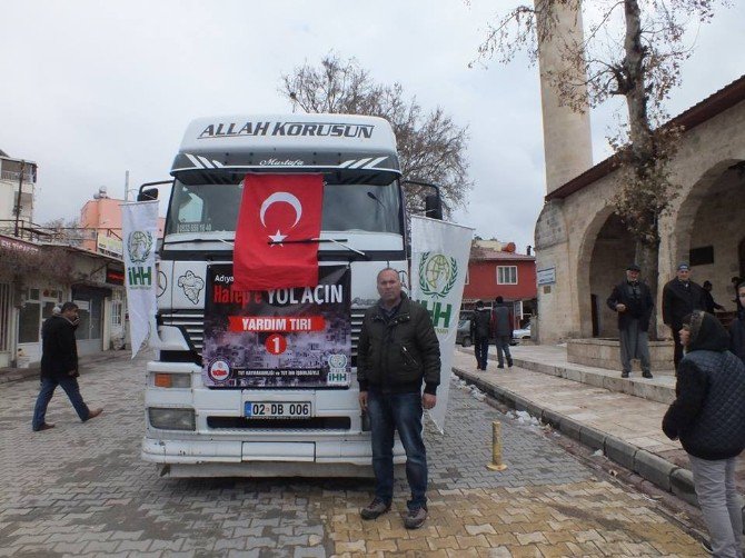 Tut İlçesinden Yardım Tırı Yola Çıktı