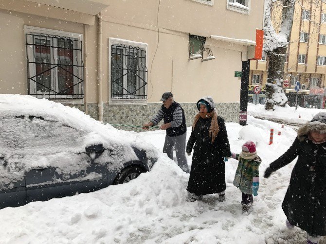 Bursa’da Devrilen 2 Ağaç 2 Araca Hasar Verdi