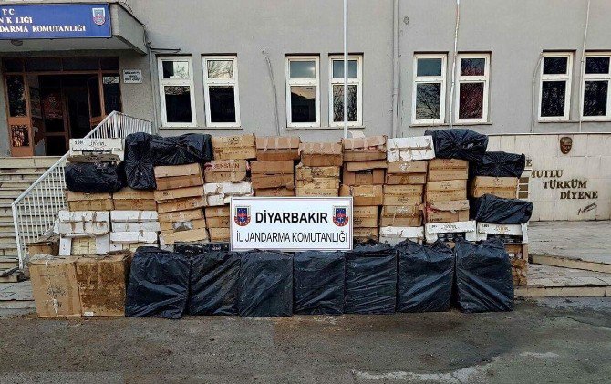 Diyarbakır’da Kaçak Sigara Operasyonu