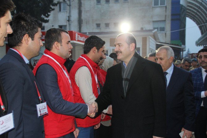 İçişleri Bakanı Süleyman Soylu, Hatay’da İncelemelerde Bulundu.