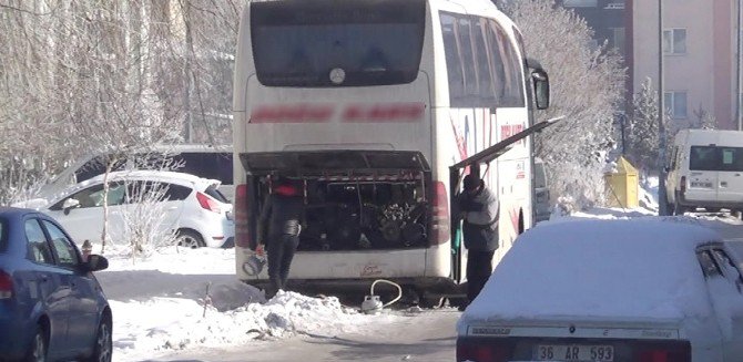 Kars’ta Araçlara Çatı Şilteli Önlem