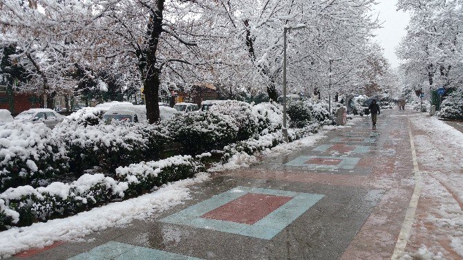 Kocaeli’de Kar Yağışı Kartpostallık Görüntüler Oluşturdu