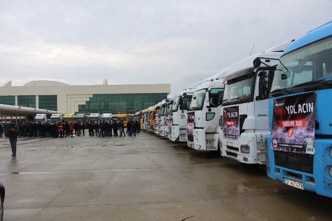 Adıyaman’dan Suriye’ye 27 Tır Dolusu Yardım Gönderildi