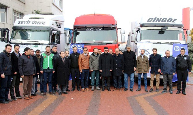 Adü, Halep’ten Yükselen Çığlığa 3 Tır İle Cevap Verdi