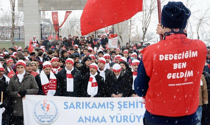 Aksaray’da Sarıkamış Şehitleri İçin Yürüdüler