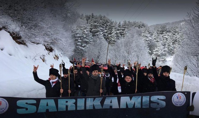 Bolu’da Eksi 18 Derecede Sarıkamış Şehitleri Anıldı