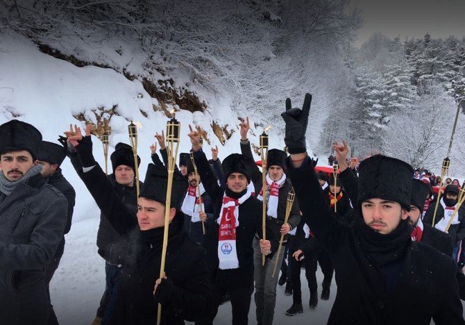 Bolu’da Eksi 18 Derecede Sarıkamış Şehitleri Anıldı