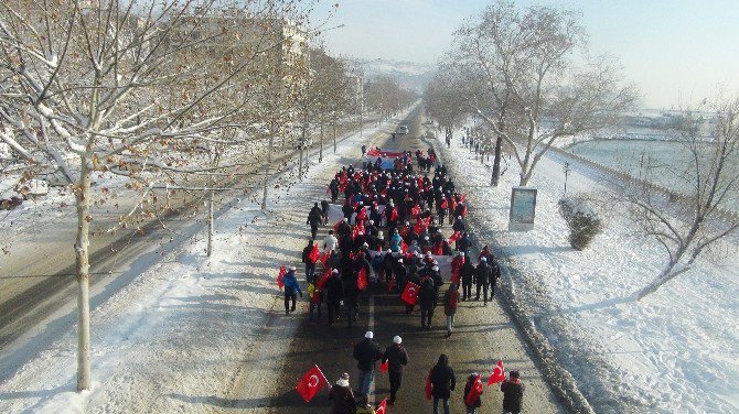 Eksi 10 Derecede Sarıkamış Şehitlerini Andılar