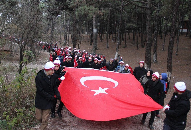 Karabük’te Sarıkamış Şehitlerini Anma Yürüyüşü Yapıldı