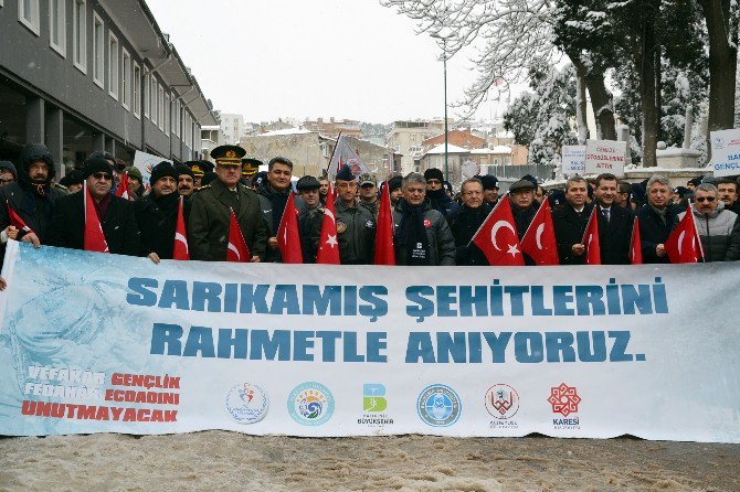 Sarıkamış Şehitleri Anıldı