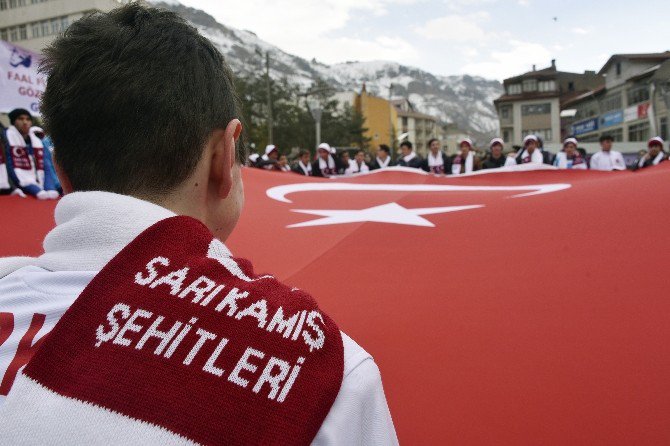 Gümüşhane Sarıkamış Şehitleri İçin Yürüdü