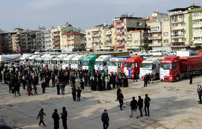 Aydın’da Halep İçin 20 Günde 15 Tır Yardım Toplandı