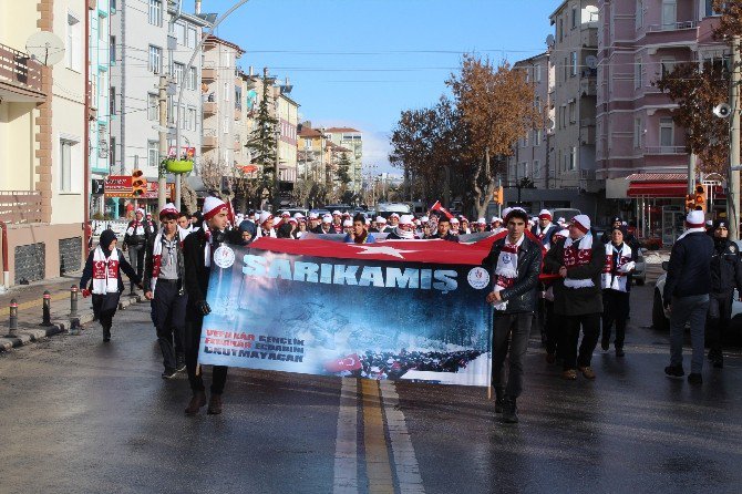 Karaman Sarıkamış Şehitleri İçin Yürüdü