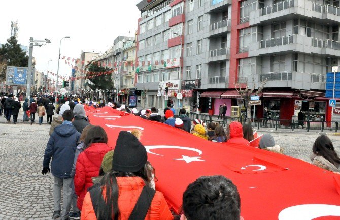 Uşak’ta Sarıkamış Şehitlerini Anma Yürüyüşü Yapıldı