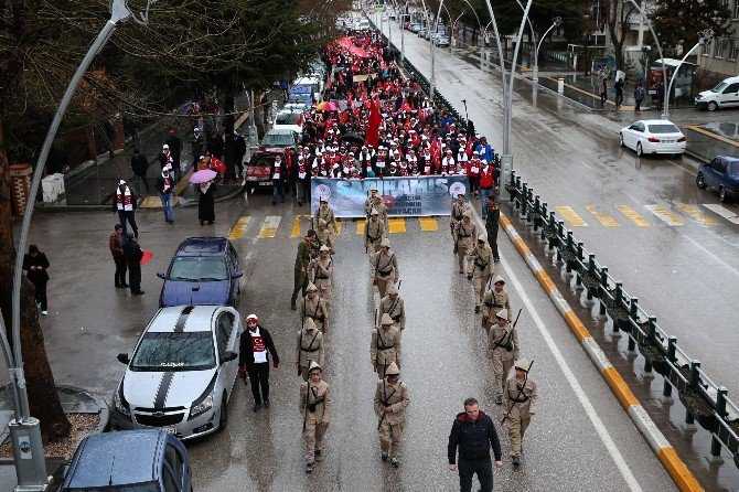 Onbeşliler Sarıkamış Şehitleri İçin Yürüdü