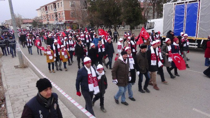 Erzincan Sarıkamış Şehitleri İçin Yürüdü