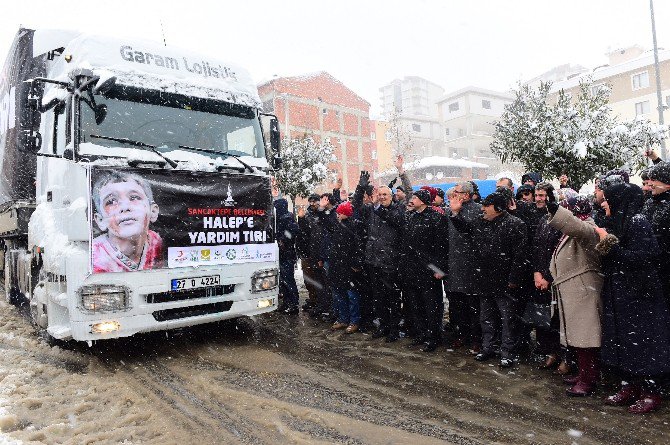 Kardeşlik Tırları Halep İçin Yola Çıkarıldı