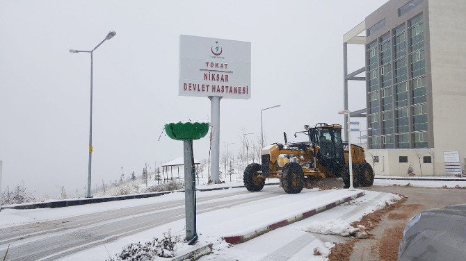 Niksar’da Karla Mücadele Çalışması