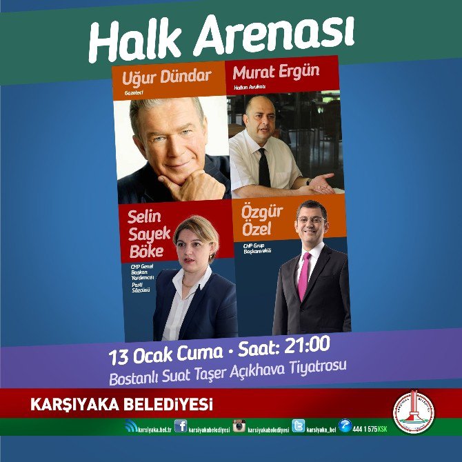 ’Uğur Dündar İle Halk Arenası’ Karşıyaka’da