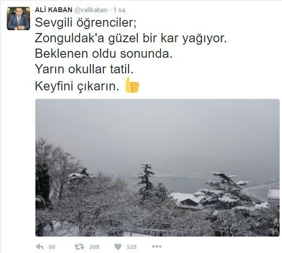 Zonguldak’ta Okullar Bir Gün Tatil