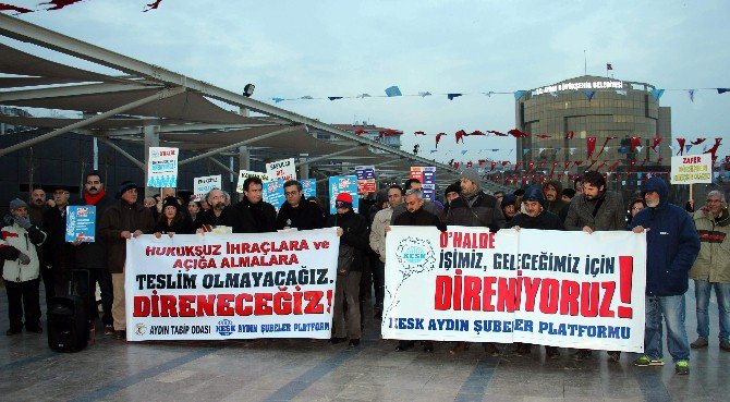 Aydın Tabip Odası Ve Kesk’ten İhraç Eylemi