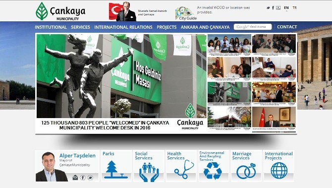 Çankaya’nın Web Sitesi Artık İki Dilli