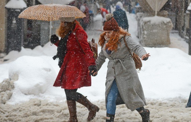 İstanbul’dan Kar Manzaraları