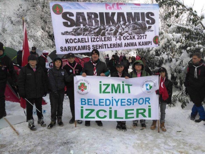 İzciler, Sarıkamış Şehitlerini Andı