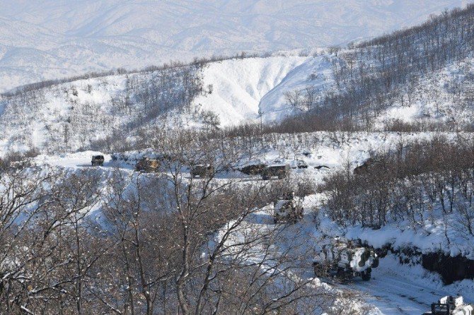 Mehmetçik’ten Ağır Kış Şartlarında Terör Örgütüne Darbe