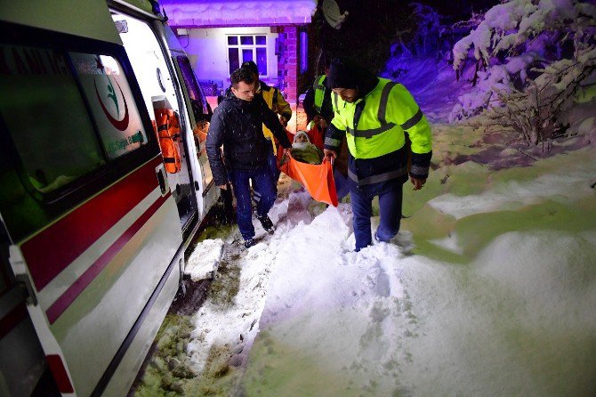 93 Yaşındaki Hastayı Belediye Ve 112 Ekipleri Kurtardı