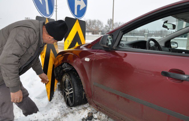 Simav’da Maddi Hasarlı Trafik Kazası