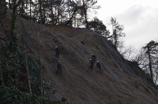 Trabzon’un Sürmene İlçesindeki Heyelan