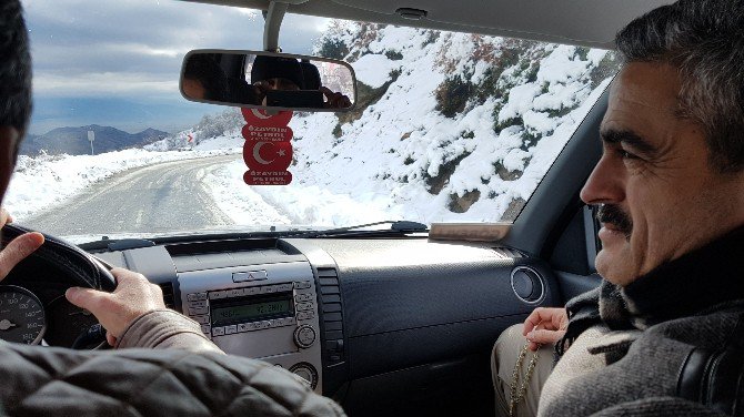 Başkan Alıcık, Karla Kaplı Yolları Aşarak Açılış Yaptı